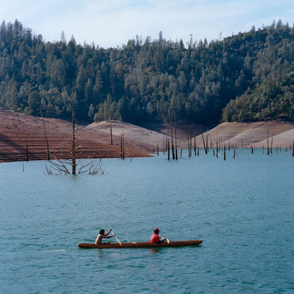 97_Nick and Elijah in the canoe_Winnemem Wintu